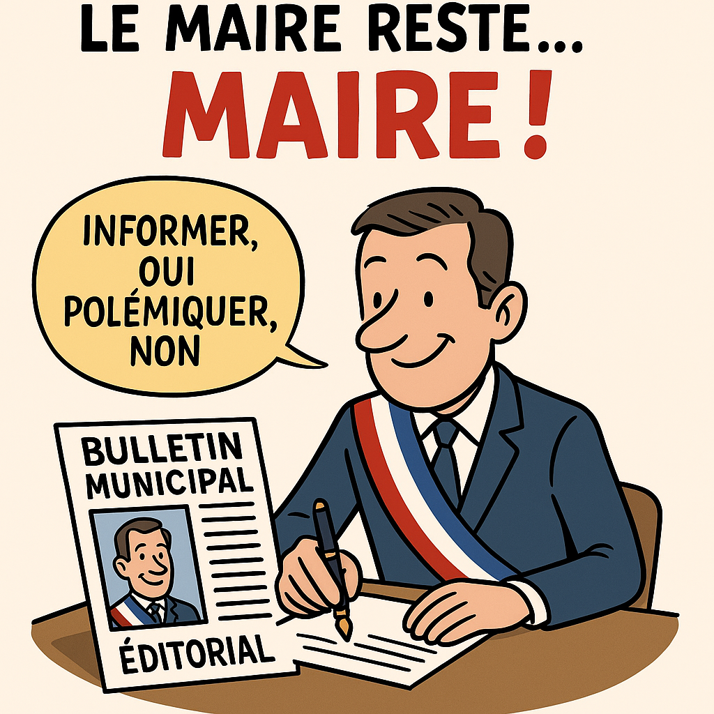 Nous avons un scoop : En période préélectorale, le maire reste… maire ! 